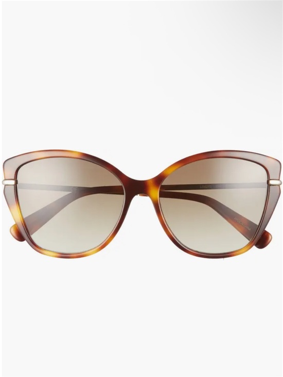Longchamp Heritage Butterfly 57mm Sunglasses Havana Brown Tortoiseshell Cat-Eye main image 9